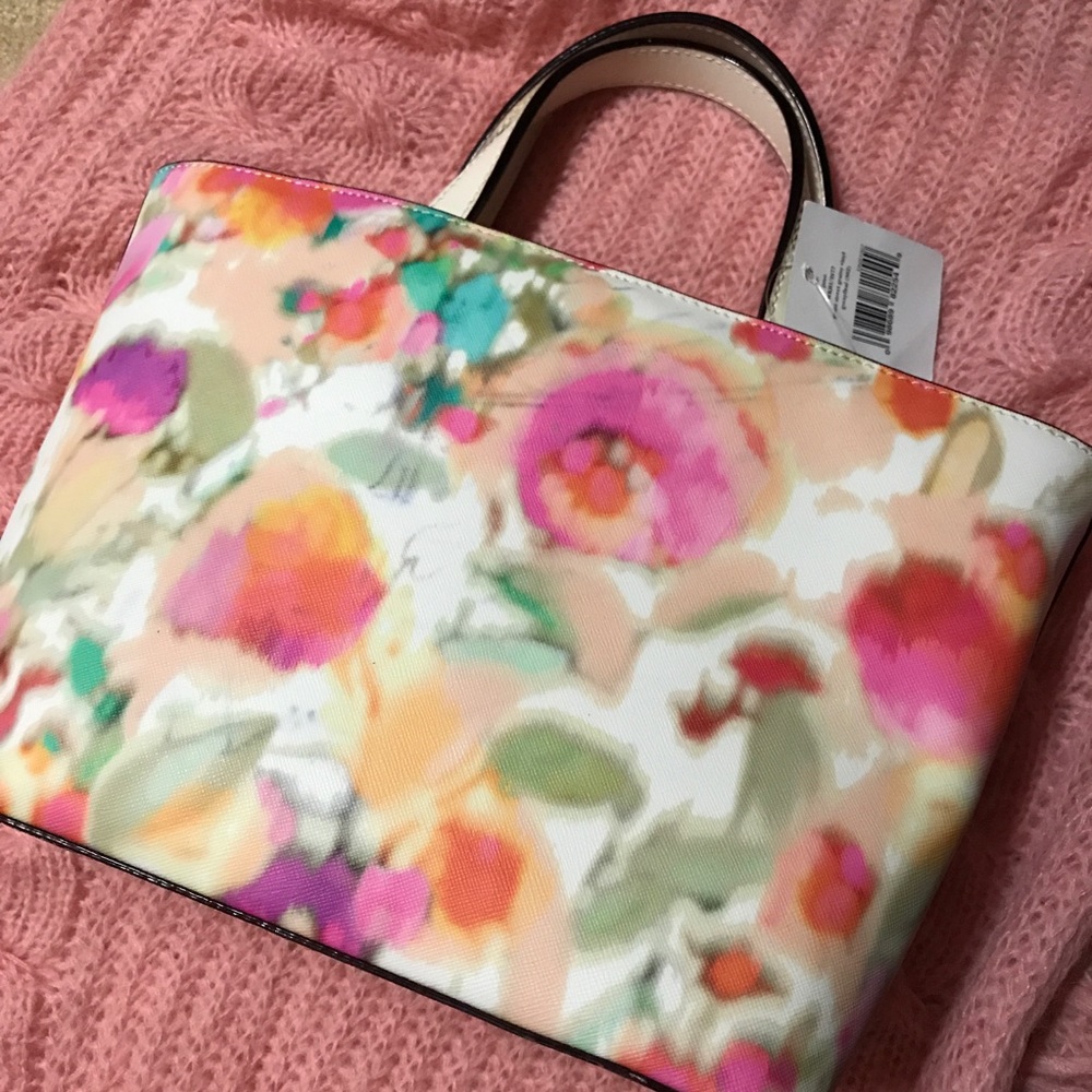 🆕 Kate Spade Watercolor Floral Tote Bag! - Picture 6 of 8